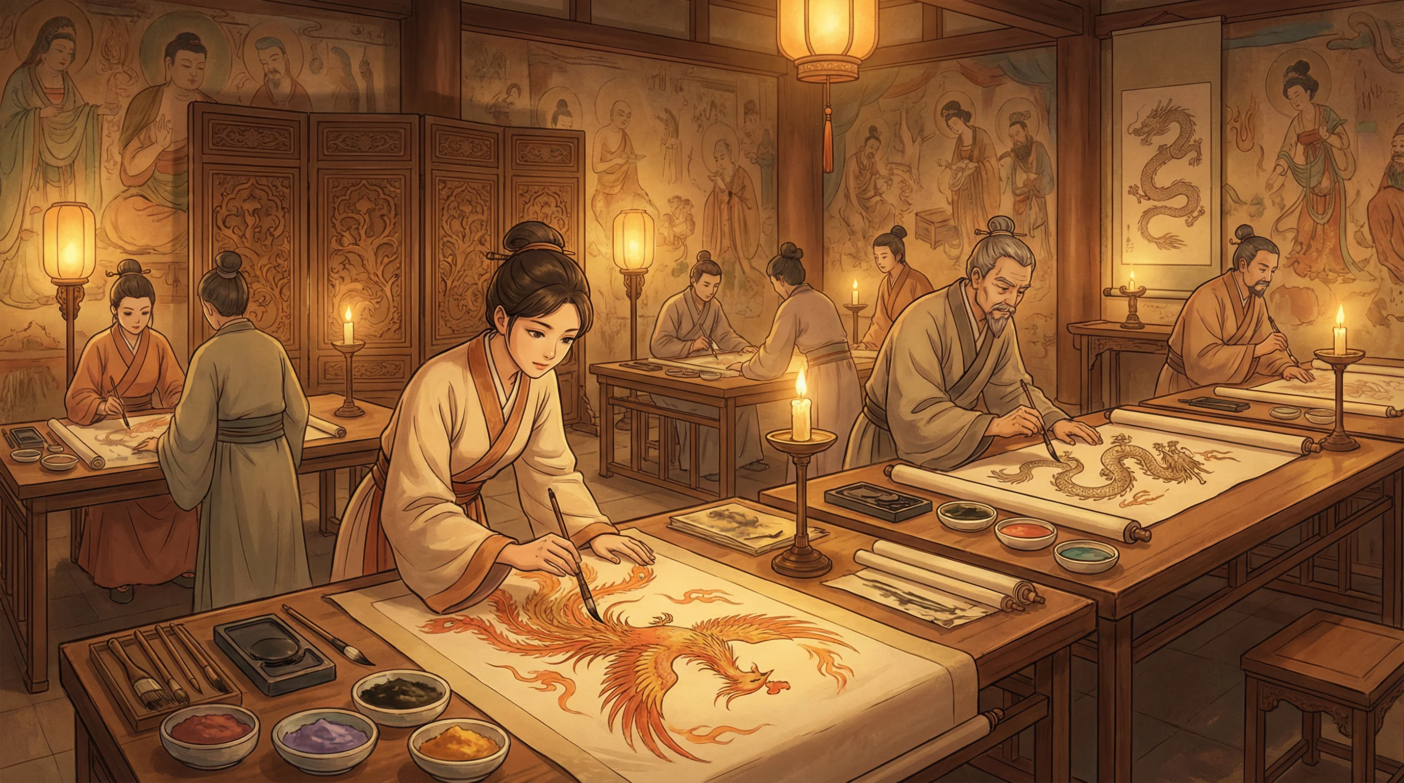 画师入驻 - 九色地址 国风动漫画师
